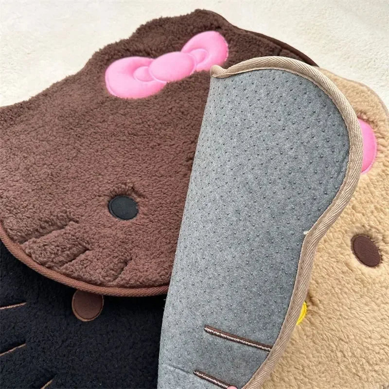 Tapis Hello Kitty en peluche pour chambre à coucher, antidérapant, doux, pour voiture, salle de bain, décoration, jouets, vente en gros