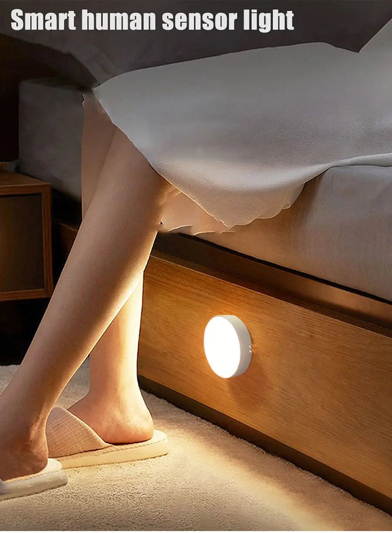 💡GlowSense™ – Veilleuse LED Intelligente à Capteur de Mouvement USB Rechargeable
