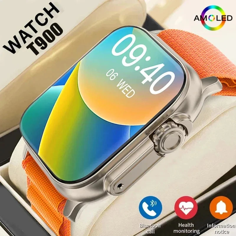 ⌚T900Ultra™ LAXASFIT – La Montre Connectée Nouvelle Génération pour un Quotidien Ultra Stylé et Ultra Connecté
