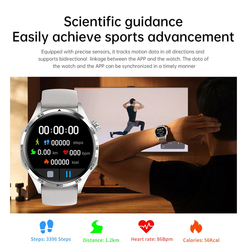 Montre connectée GT5 Pro pour homme, GPS, NDavid, écran AMOLED 360x360, fréquence cardiaque, appel Bluetooth, étanche IP67, HUAWEI 2024