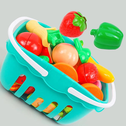 Jouet éducatif en plastique pour la cuisine, ensemble de jouets pour couper les fruits et légumes, maison de jeu, jouets de simulation, éducation précoce, cadeaux pour filles et garçons
