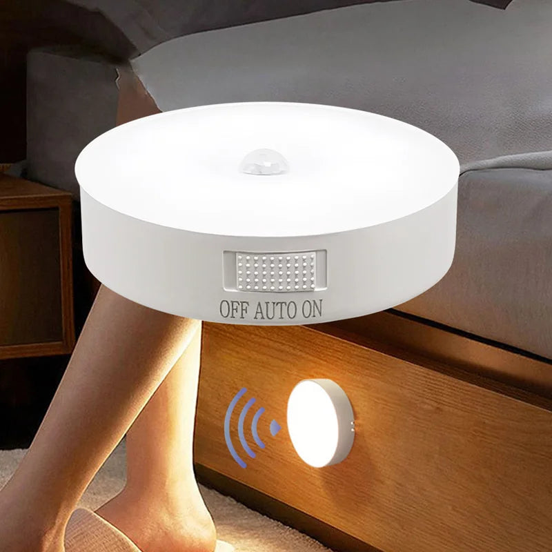 💡GlowSense™ – Veilleuse LED Intelligente à Capteur de Mouvement USB Rechargeable