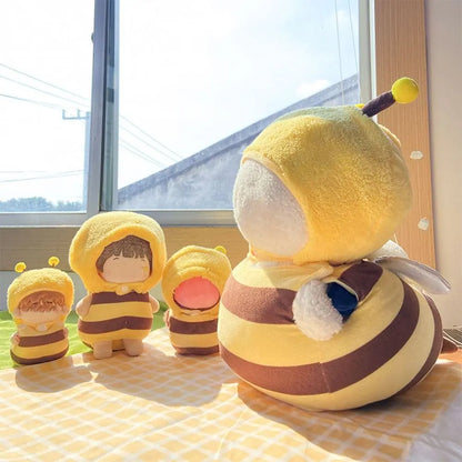Tenue de remplacement pour poupée, combinaison abeille de dessin animé, 10 cm/15 cm/20 cm/40 cm, vêtements de poupée, accessoires