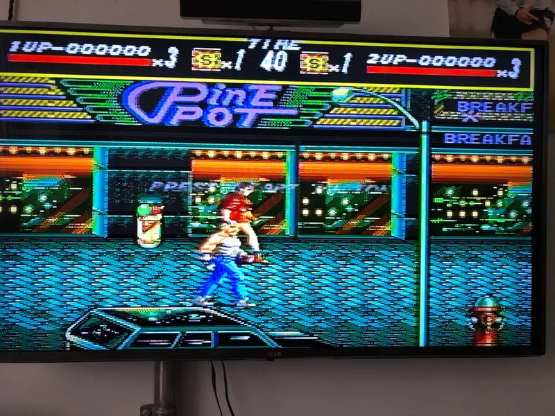Console de jeu vidéo Sega MD2 2 TV, version PAL, couleur noire, prise UE, carte classique 16 bits, pour garçon