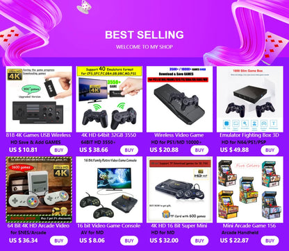 Pour console de jeu vidéo Sega MegaDrive MD2 Mini TV originale, joystick 16 bits, sortie AV, double manette filaire, livraison directe