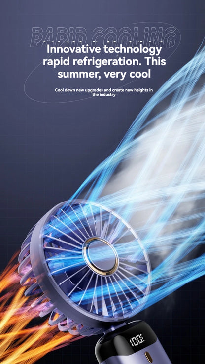 🧊 BreezeTech™ Mini Climatiseur Portable – Fraîcheur Instantanée à Emporter Partout