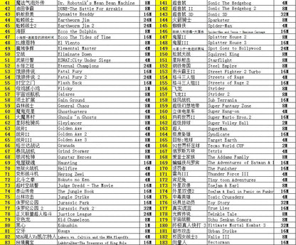 Nouvelle arrivée 16 bits pour console de jeu vidéo SEGA MD 2 pour cartouche de jeu SEGA originale en option 138 en 1, 196 en 1 jeu classique