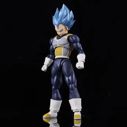 Figurines de l'anime Dragon Ball Super, figurine Majin Vegeta, modèle mobile à collectionner, SHF Super Saiyan God Vegeta, jouets