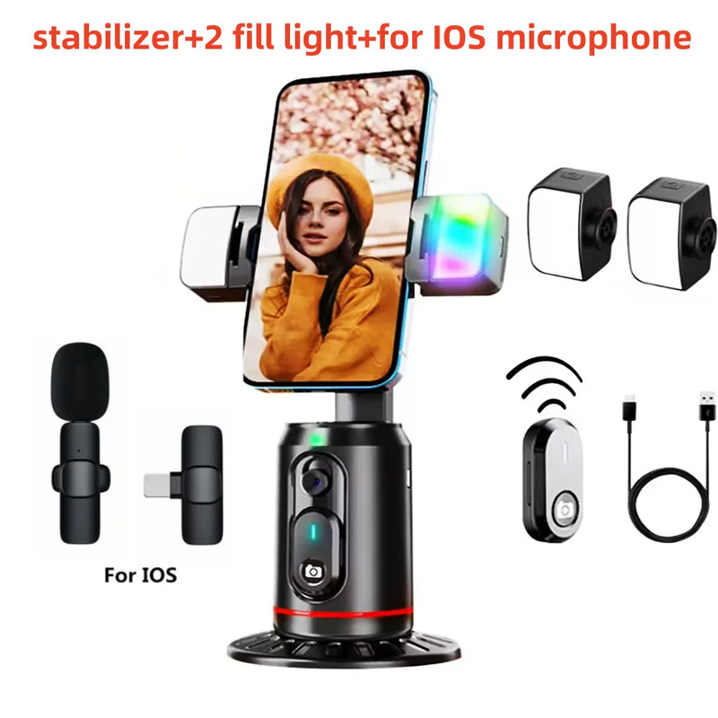 🎥 SmartFollow Q02™ – Stabilisateur 360° Intelligent avec Suivi Automatique & Télécommande