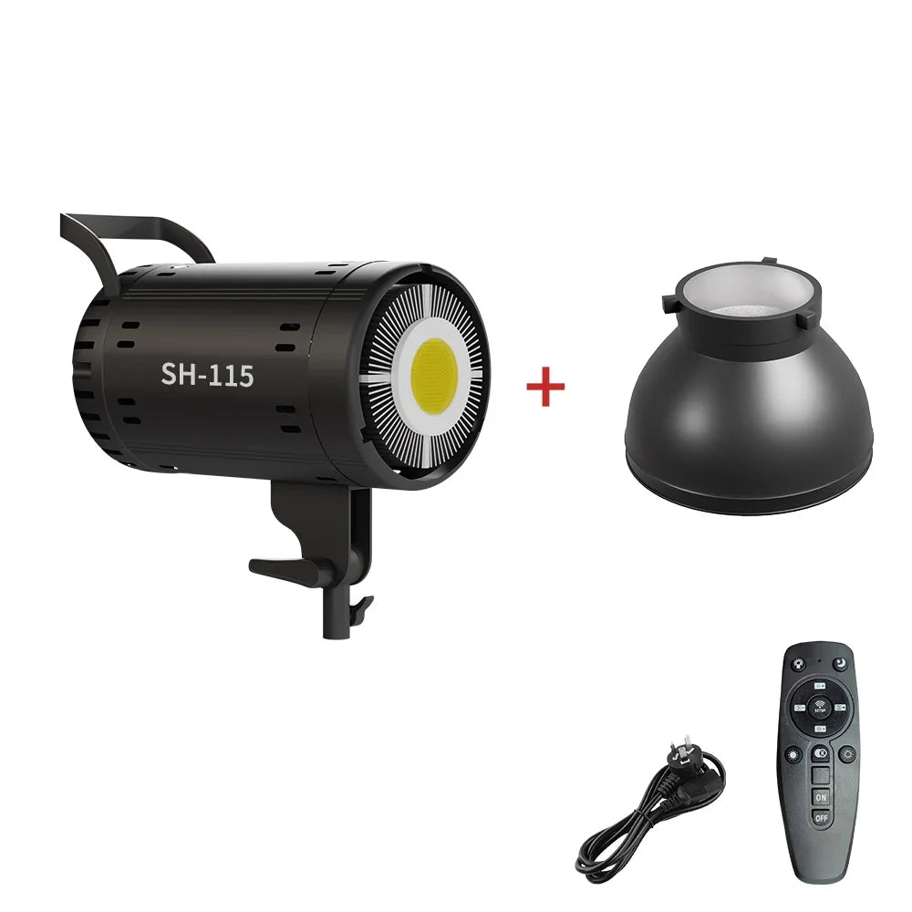 Lumière du jour LED pour la photographie et la vidéo, lampe solaire balance, flash de portrait, accessoires de studio, YouTube Live, 100W