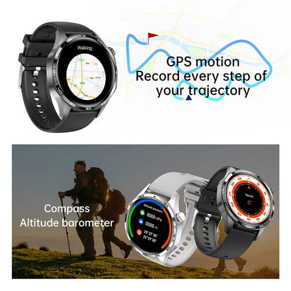 Montre connectée GT5 Pro pour homme, GPS, NDavid, écran AMOLED 360x360, fréquence cardiaque, appel Bluetooth, étanche IP67, HUAWEI 2024