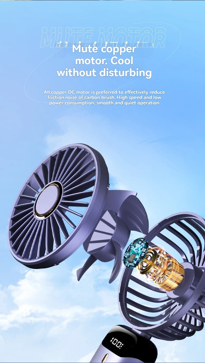 🧊 BreezeTech™ Mini Climatiseur Portable – Fraîcheur Instantanée à Emporter Partout