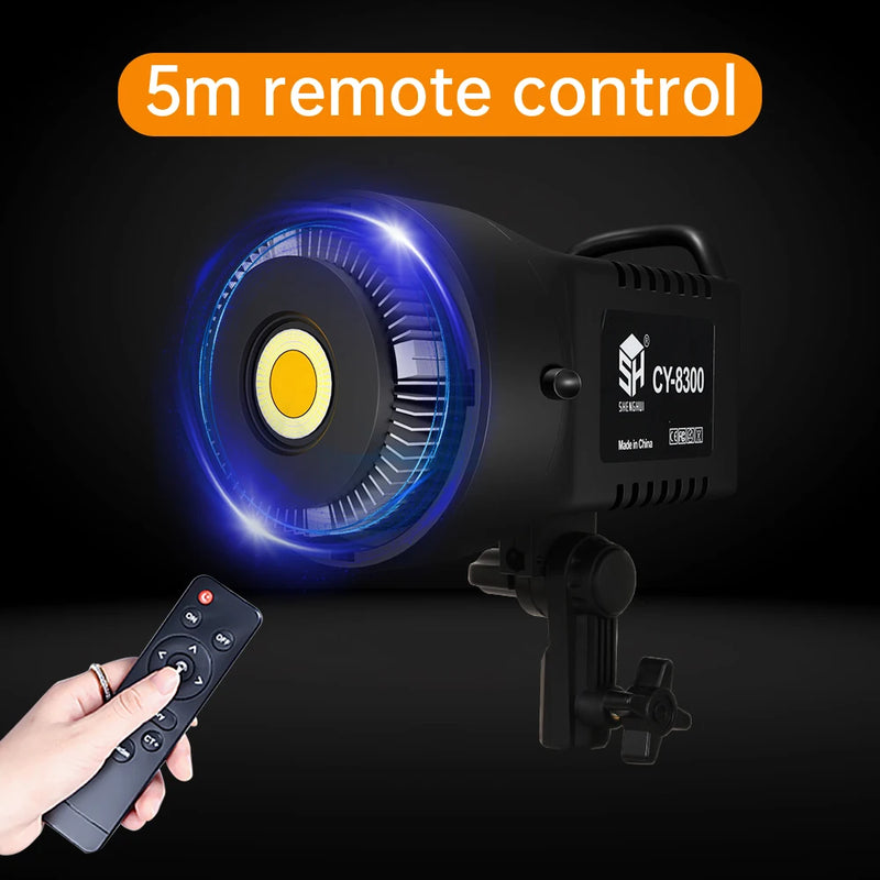 Lumière du jour LED pour la photographie et la vidéo, lampe solaire balance, flash de portrait, accessoires de studio, YouTube Live, 100W