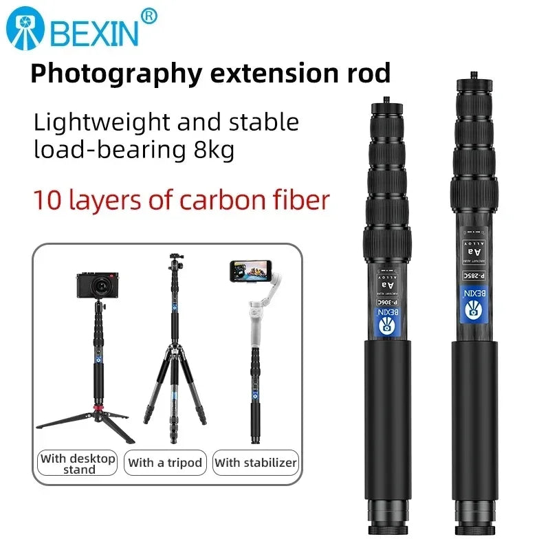 BEXIN-Extension monopode professionnelle pour DJI RS2 RSC2 RS3 RS3 Mini RS3 PRO RS4 RS4PRO, stabilisateur de caméra, support d'invitation de photographie, le plus récent