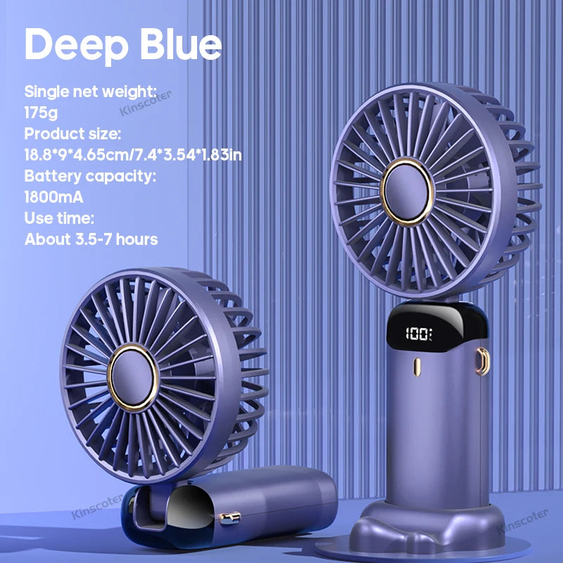 Mini ventilateur portatif USB Mini ventilateur de refroidissement portable Petit ventilateur de chargement Mini ventilateur de chargement silencieux Bureau du dortoir Bureau de l'étudiant Cadeaux longue durée