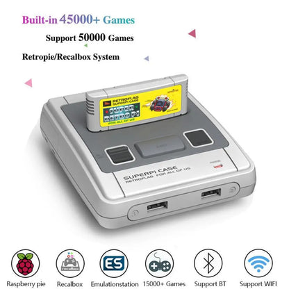 Coque de jeu portable rétro intégrée de plus de 45 000 pour SNES/MEGA