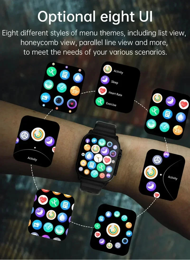 ⌚T900Ultra™ LAXASFIT – La Montre Connectée Nouvelle Génération pour un Quotidien Ultra Stylé et Ultra Connecté