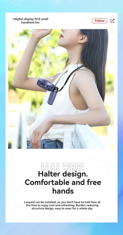 🧊 BreezeTech™ Mini Climatiseur Portable – Fraîcheur Instantanée à Emporter Partout