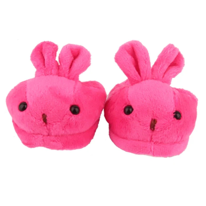 Chaussures en peluche pour poupée, chien, tigre, grenouille, pantoufles pour poupée BJD 1/3, poupée américaine de 43 cm et 18 pouces, nouveau-né, fille, cadeau