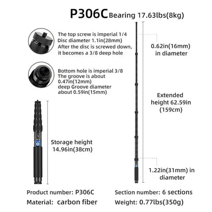BEXIN-Extension monopode professionnelle pour DJI RS2 RSC2 RS3 RS3 Mini RS3 PRO RS4 RS4PRO, stabilisateur de caméra, support d'invitation de photographie, le plus récent