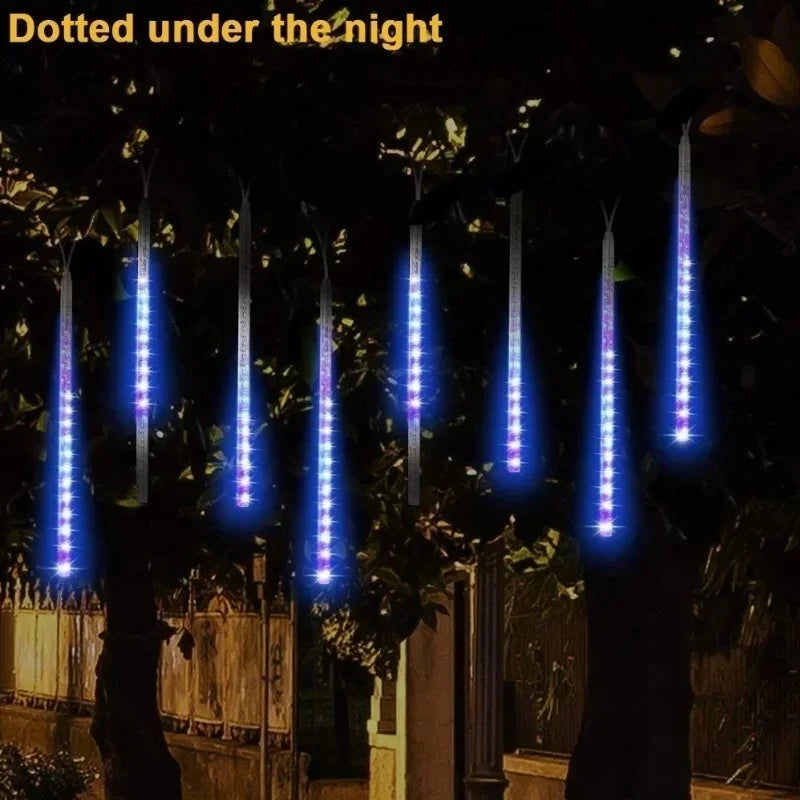 🌠🎅 Guirlande LED Pluie de Météores – Illuminez Vos Fêtes comme Jamais !