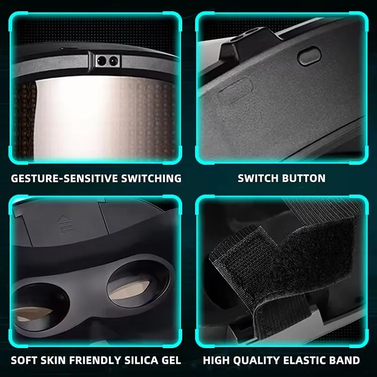 👾🎭 Masque LED Programmable – Illumine Ton Style, Contrôle avec Ton Smartphone !