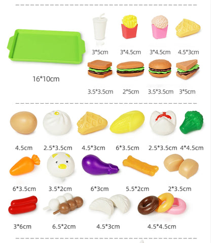 Jouet éducatif en plastique pour la cuisine, ensemble de jouets pour couper les fruits et légumes, maison de jeu, jouets de simulation, éducation précoce, cadeaux pour filles et garçons
