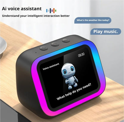 🔊🧠Haut-Parleur Intelligent AI Bluetooth 5.4 – L’Assistant Vocal qui Allie Style, Son & Innovation