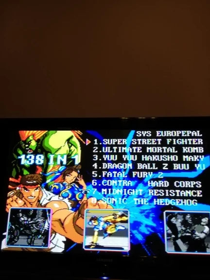 Console de jeu vidéo Sega MD2 2 TV, version PAL, couleur noire, prise UE, carte classique 16 bits, pour garçon
