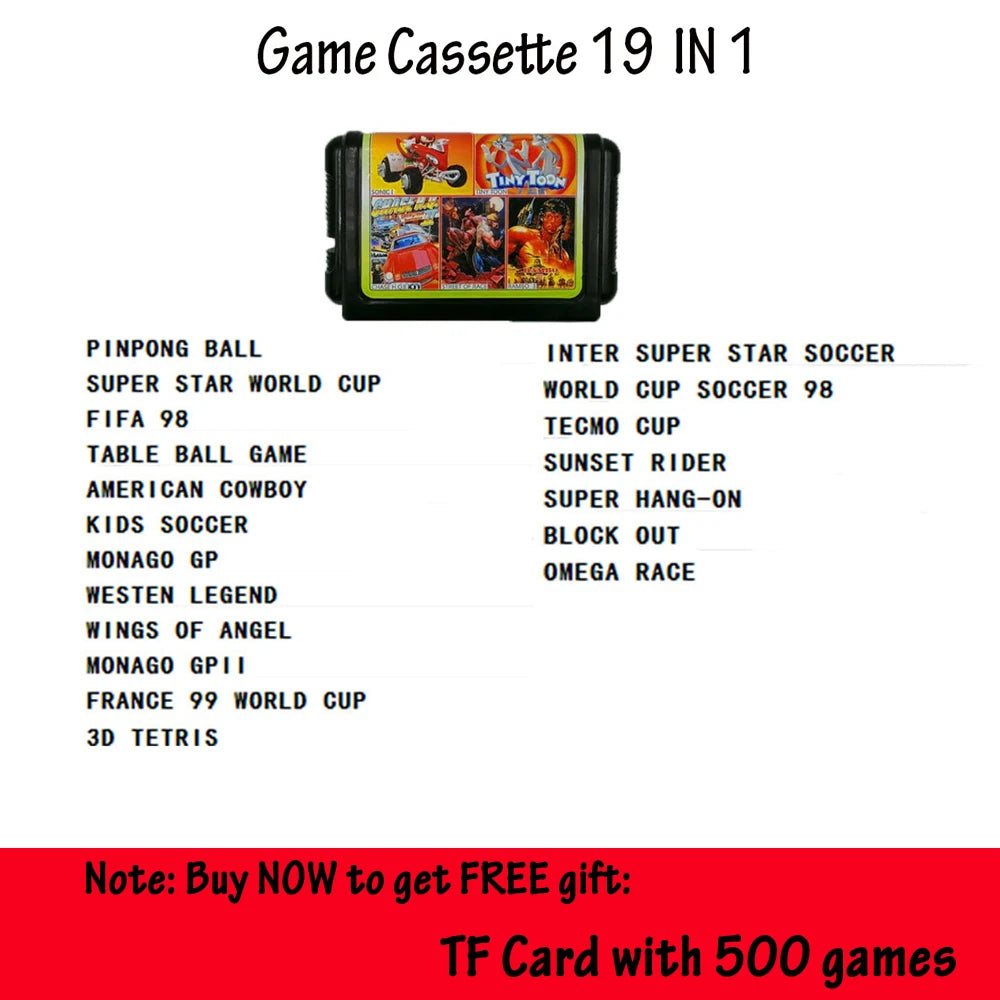 Pour console de jeu vidéo Sega MegaDrive MD2 Mini TV originale, joystick 16 bits, sortie AV, double manette filaire, livraison directe