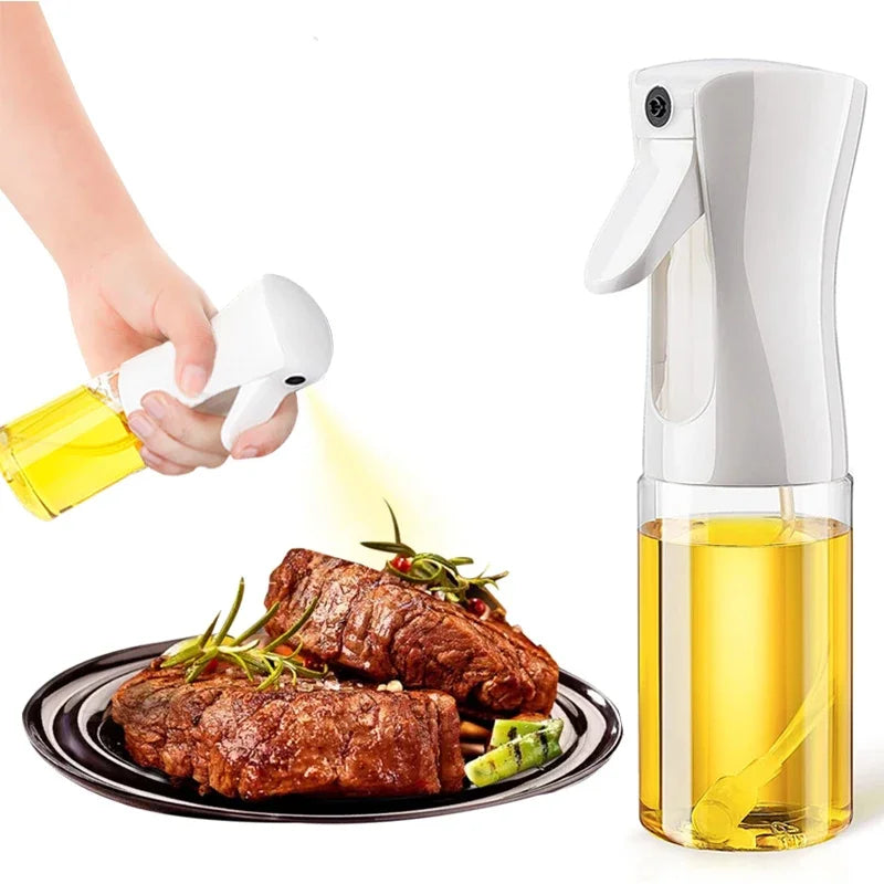 Bouteille de pulvérisation d'huile en plastique, vaporisateur d'huile de cuisine domestique, nébulisation, remplissage de brume, cuisson, distributeur de Camping pour barbecue à double usage, 200/300/500ml