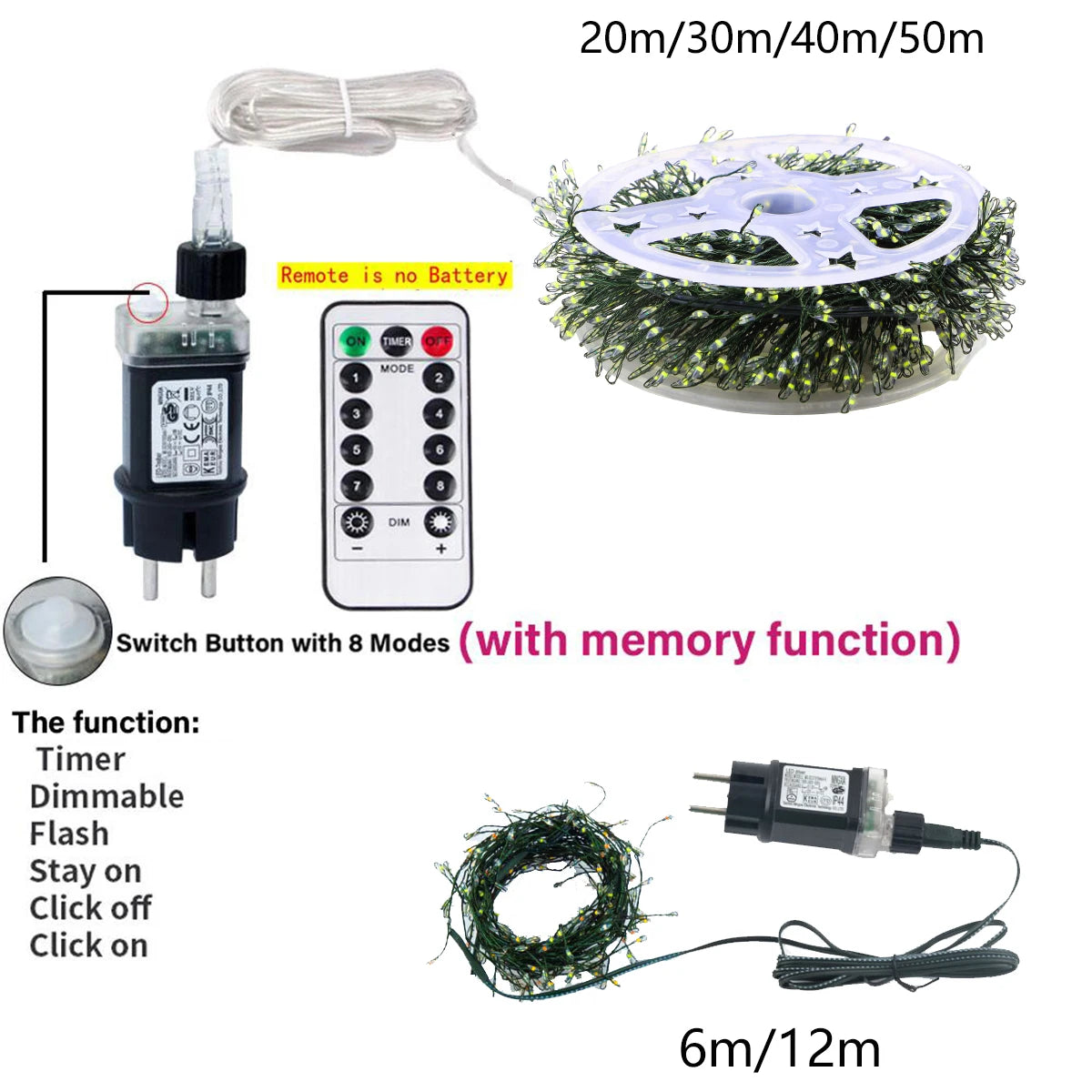 🎇✨Guirlande LED Pétard – Créez un Feu d’Artifice Lumineux Chez Vous !