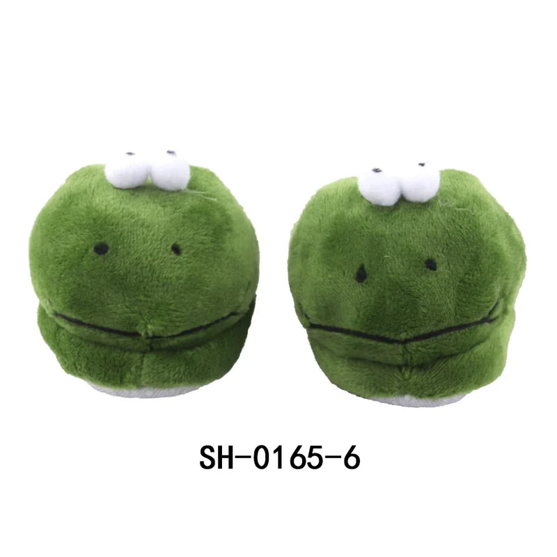 Chaussures en peluche pour poupée, chien, tigre, grenouille, pantoufles pour poupée BJD 1/3, poupée américaine de 43 cm et 18 pouces, nouveau-né, fille, cadeau