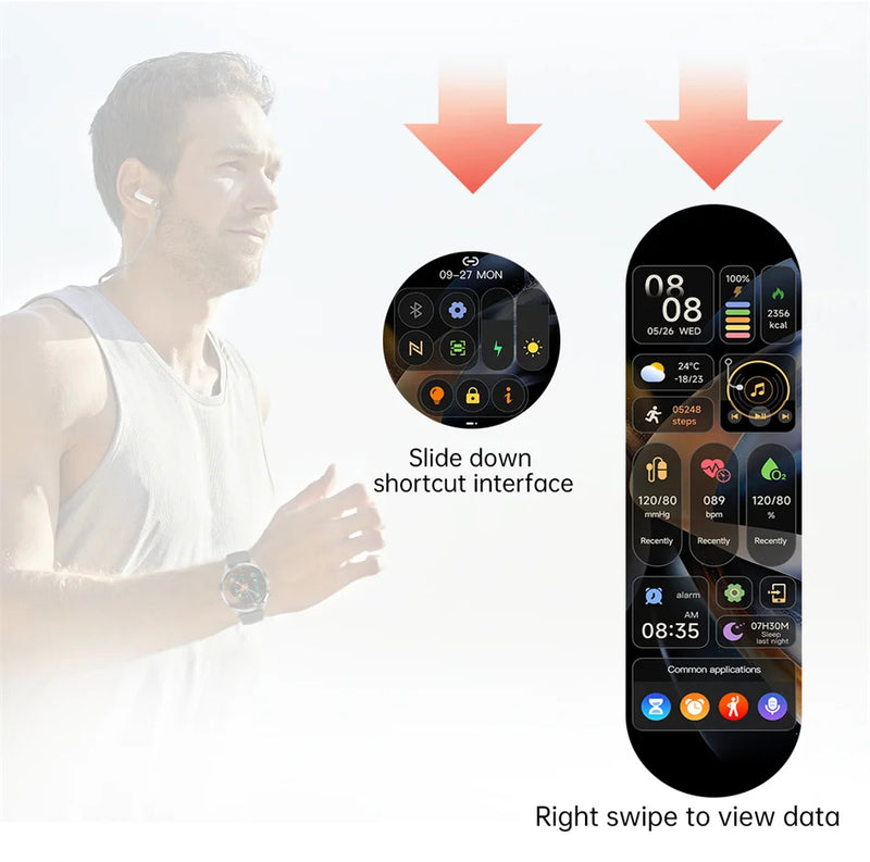 Montre connectée GT5 Pro pour homme, GPS, NDavid, écran AMOLED 360x360, fréquence cardiaque, appel Bluetooth, étanche IP67, HUAWEI 2024
