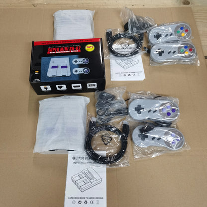 Console de jeu rétro HDMI Super Mini Système de jeu vidéo classique 821 jeux vidéo Plug and Play intégrés Convient pour un cadeau de Noël