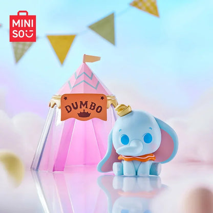 MINISO Véritable Disney Dumbo Day Dream Series Boîte aveugle Dessus de table Décoré Kawaii Jouets pour enfants Cadeau d'anniversaire Anime Périphérique