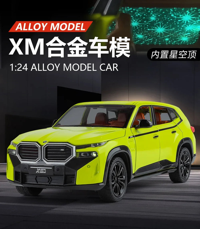 BMW XM SUV Alliage Voiture Moulée Sous Pression &amp; Véhicules Jouets Modèle De Voiture Son et Lumière Voiture À Tirer