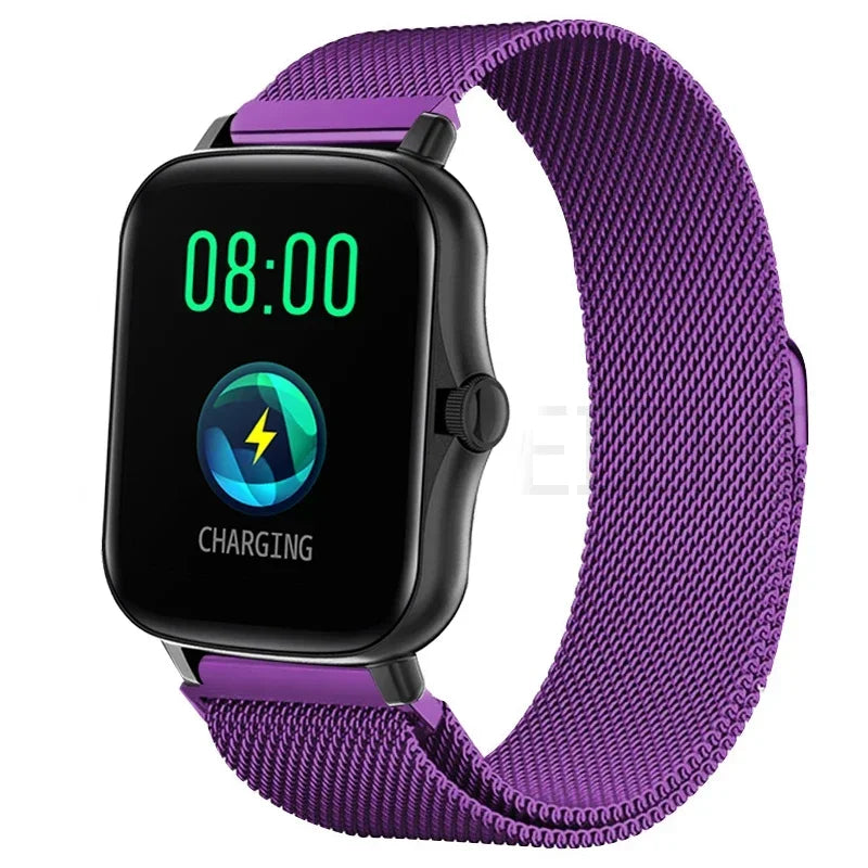 🔗FlexBand Pro™ – Bracelet Magnétique en Acier Inoxydable pour Montres Amazfit | Élégance & Confort au Quotidien