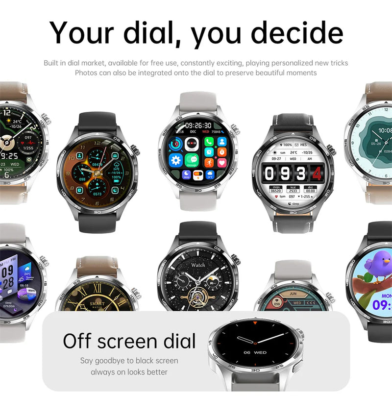 Montre connectée GT5 Pro pour homme, GPS, NDavid, écran AMOLED 360x360, fréquence cardiaque, appel Bluetooth, étanche IP67, HUAWEI 2024