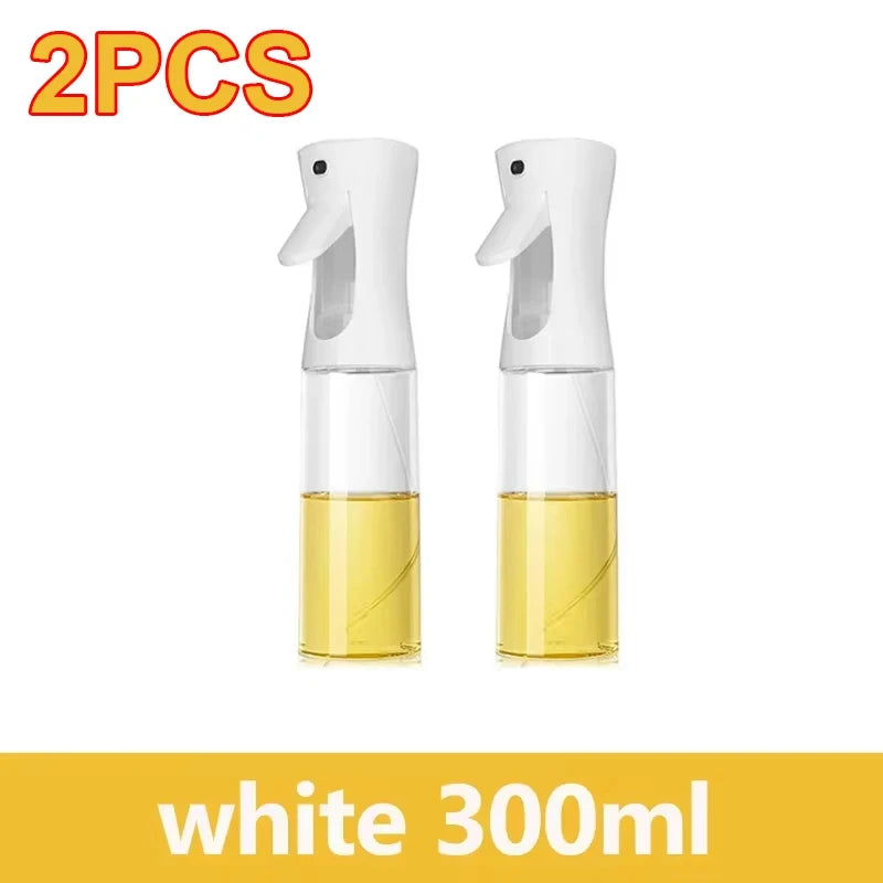 Bouteille de pulvérisation d'huile en plastique, vaporisateur d'huile de cuisine domestique, nébulisation, remplissage de brume, cuisson, distributeur de Camping pour barbecue à double usage, 200/300/500ml