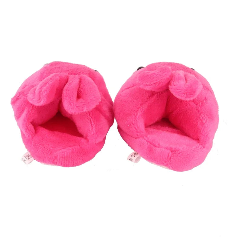 Chaussures en peluche pour poupée, chien, tigre, grenouille, pantoufles pour poupée BJD 1/3, poupée américaine de 43 cm et 18 pouces, nouveau-né, fille, cadeau