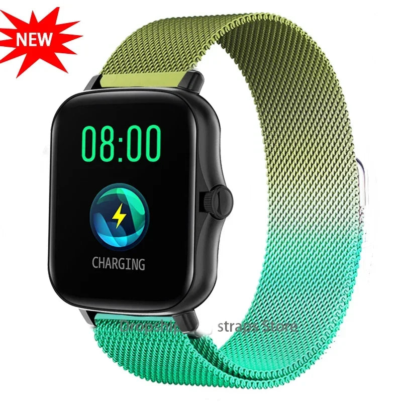 🔗FlexBand Pro™ – Bracelet Magnétique en Acier Inoxydable pour Montres Amazfit | Élégance & Confort au Quotidien