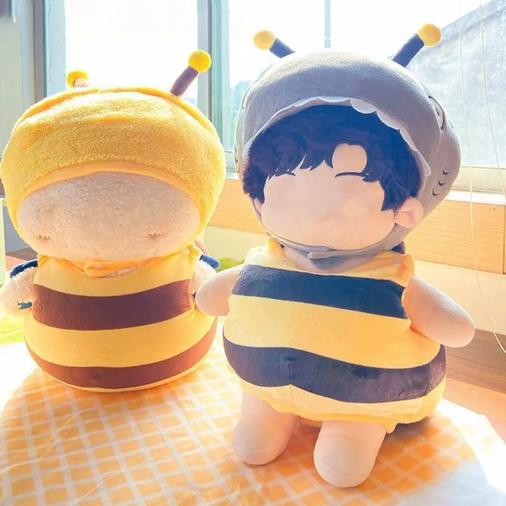 Tenue de remplacement pour poupée, combinaison abeille de dessin animé, 10 cm/15 cm/20 cm/40 cm, vêtements de poupée, accessoires