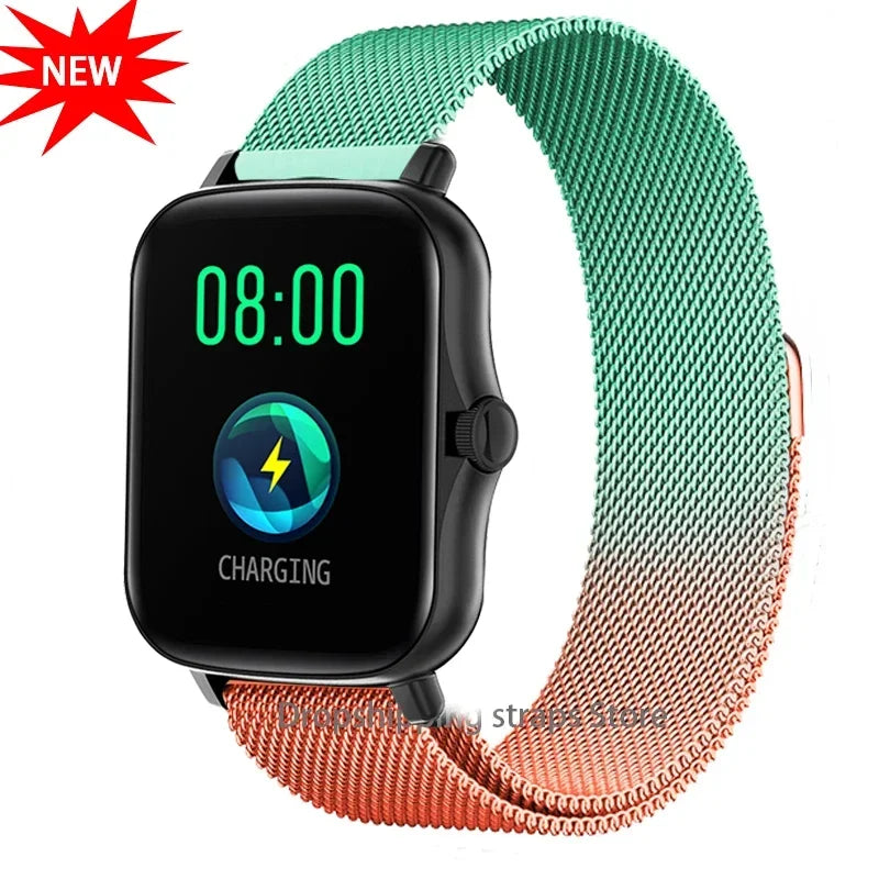 🔗FlexBand Pro™ – Bracelet Magnétique en Acier Inoxydable pour Montres Amazfit | Élégance & Confort au Quotidien