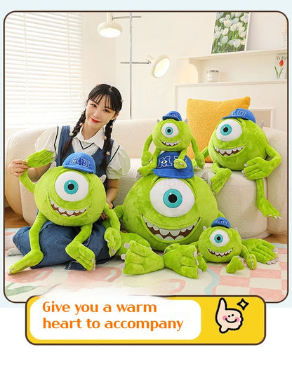 Peluche Mike Wazowski de Disney Monsters University, coussin décoratif pour canapé, décoration de chambre, cadeaux de Noël pour enfants