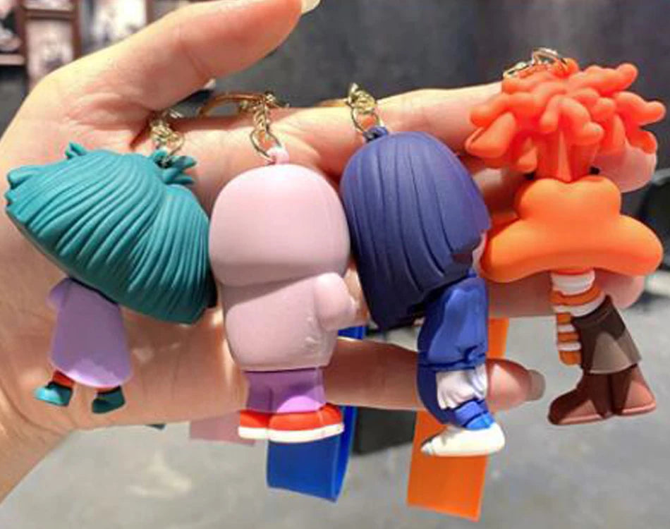 Porte-clés Disney Anime Vice-Versa 2, Mind Wars, émotions tristes, figurine Kawaii, jouet, poupée, pendentif pour clé de voiture pour homme, accessoires