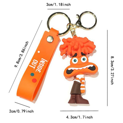 Porte-clés Disney Anime Vice-Versa 2, Mind Wars, émotions tristes, figurine Kawaii, jouet, poupée, pendentif pour clé de voiture pour homme, accessoires