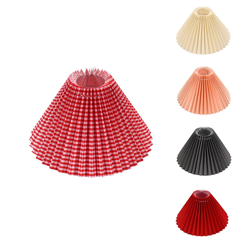 Abat-jour suspendu en tissu plissé, ouverture par le bas, 230 mm, pour lampe de table, chambre à coucher, hôtel, hauteur inclinée 160 mm