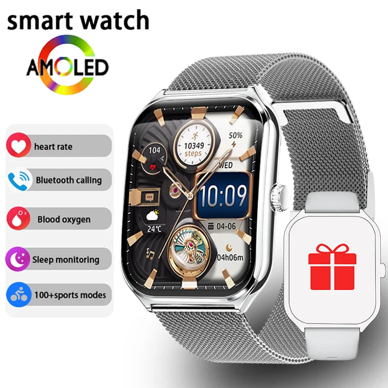 ⌚ VibeWatch™ Ultra AMOLED Élégance, Technologie et Performance à Votre Poignet