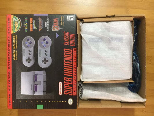 Nouvelle sortie Super HD pour lecteur de jeux vidéo portable rétro classique SNES Mini console de jeux TV 21 jeux intégrés avec double manette